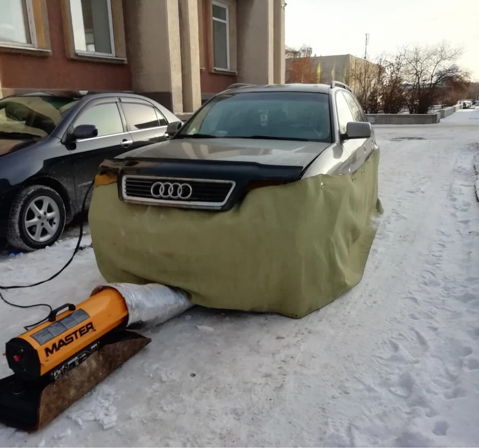 услуга отогрев авто